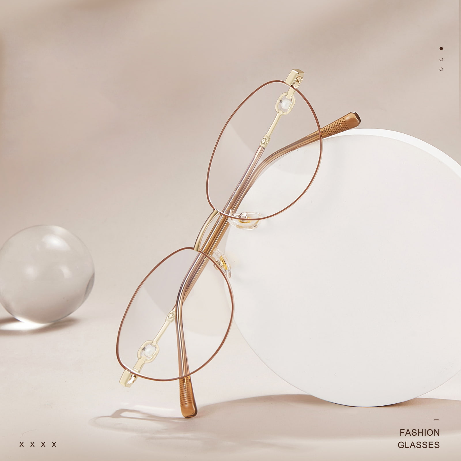 58166 Cat's Eye Pearl Pile metalliseoslasit