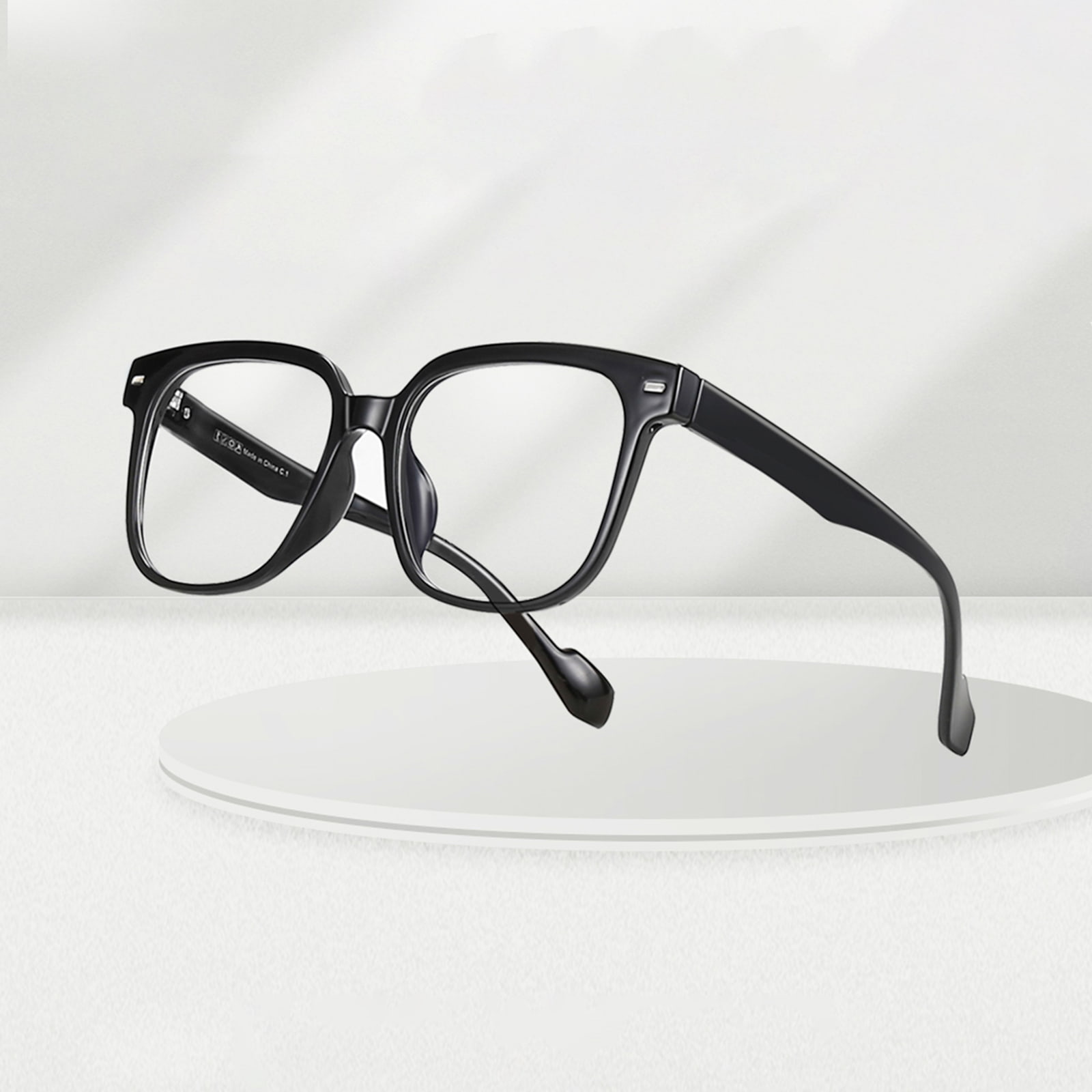 030 Black Frame Hypoallergenic Mukavat TR90 lasit