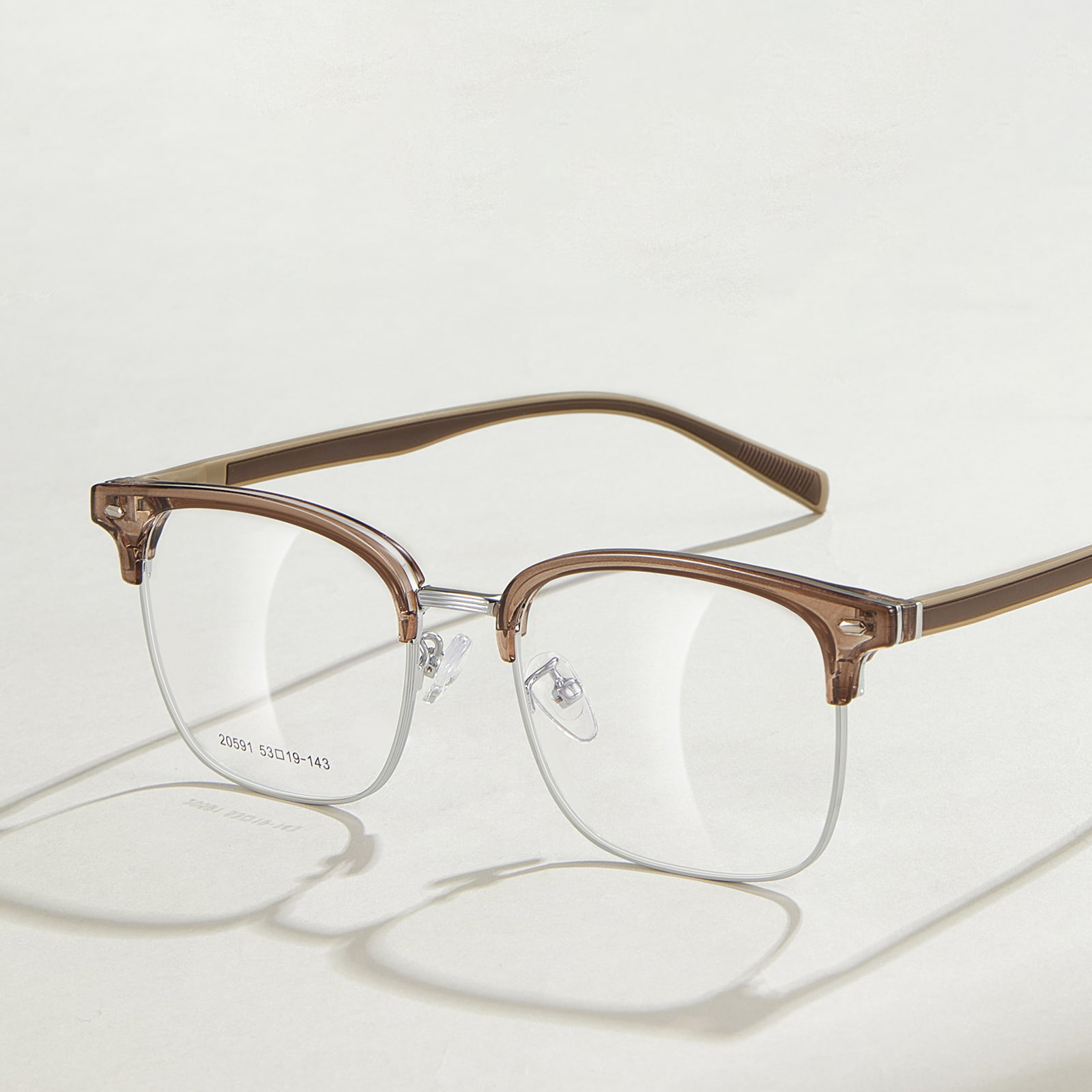20591 Casual Muoviset Steel Temple Alloy lasit