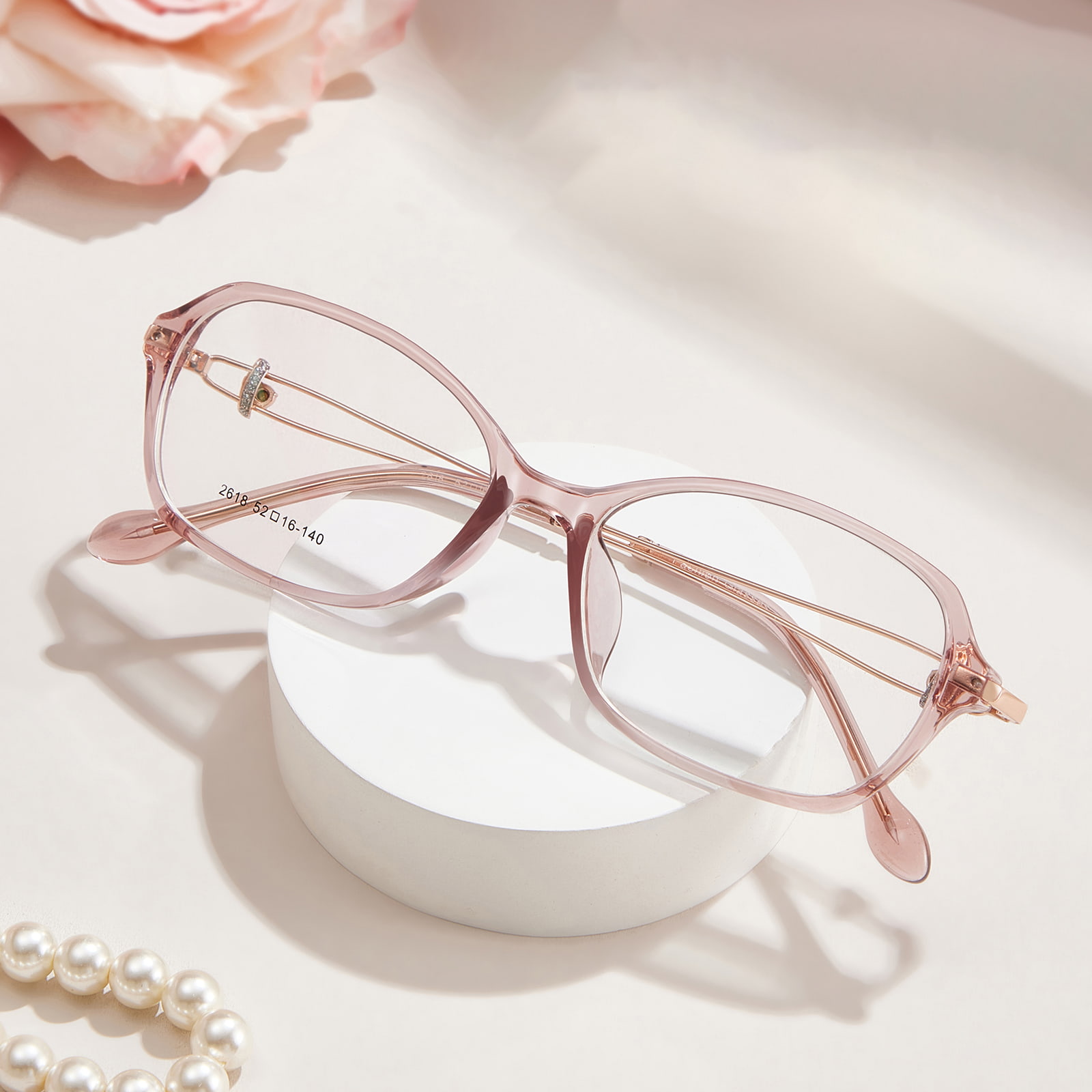 2618 Elegant Polygon TR90 lasit