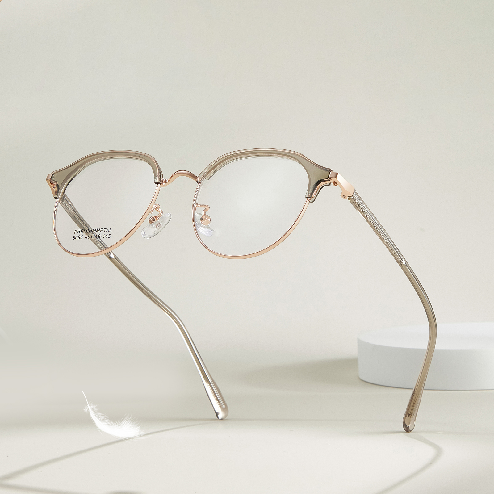 8086 Daily Reading Oval Frame metalliseoslasit