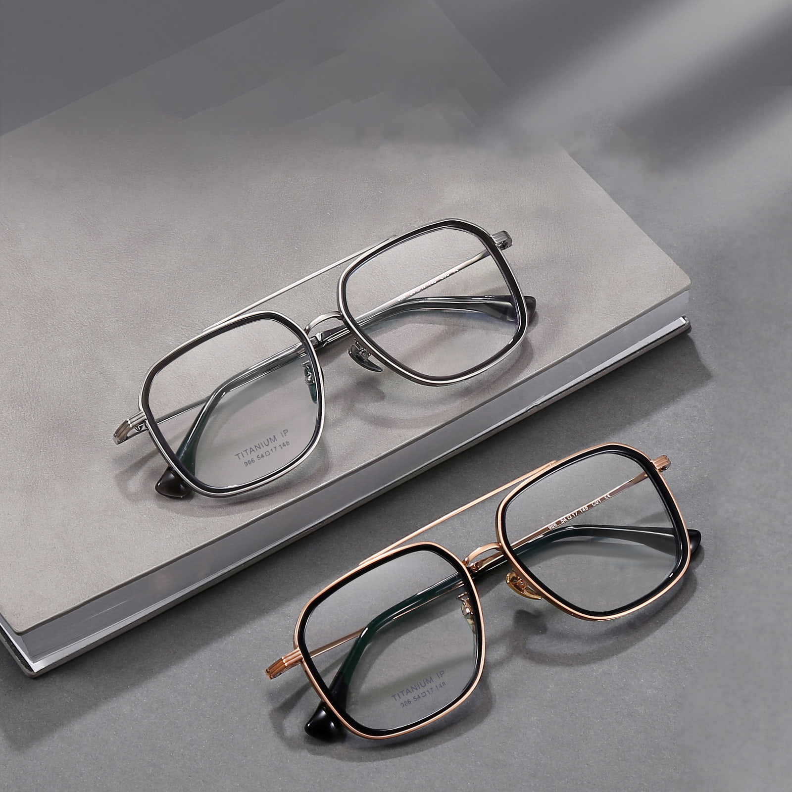 966 Lentäjät voivat käyttää aurinkolaseja Pure Titanium Glasses