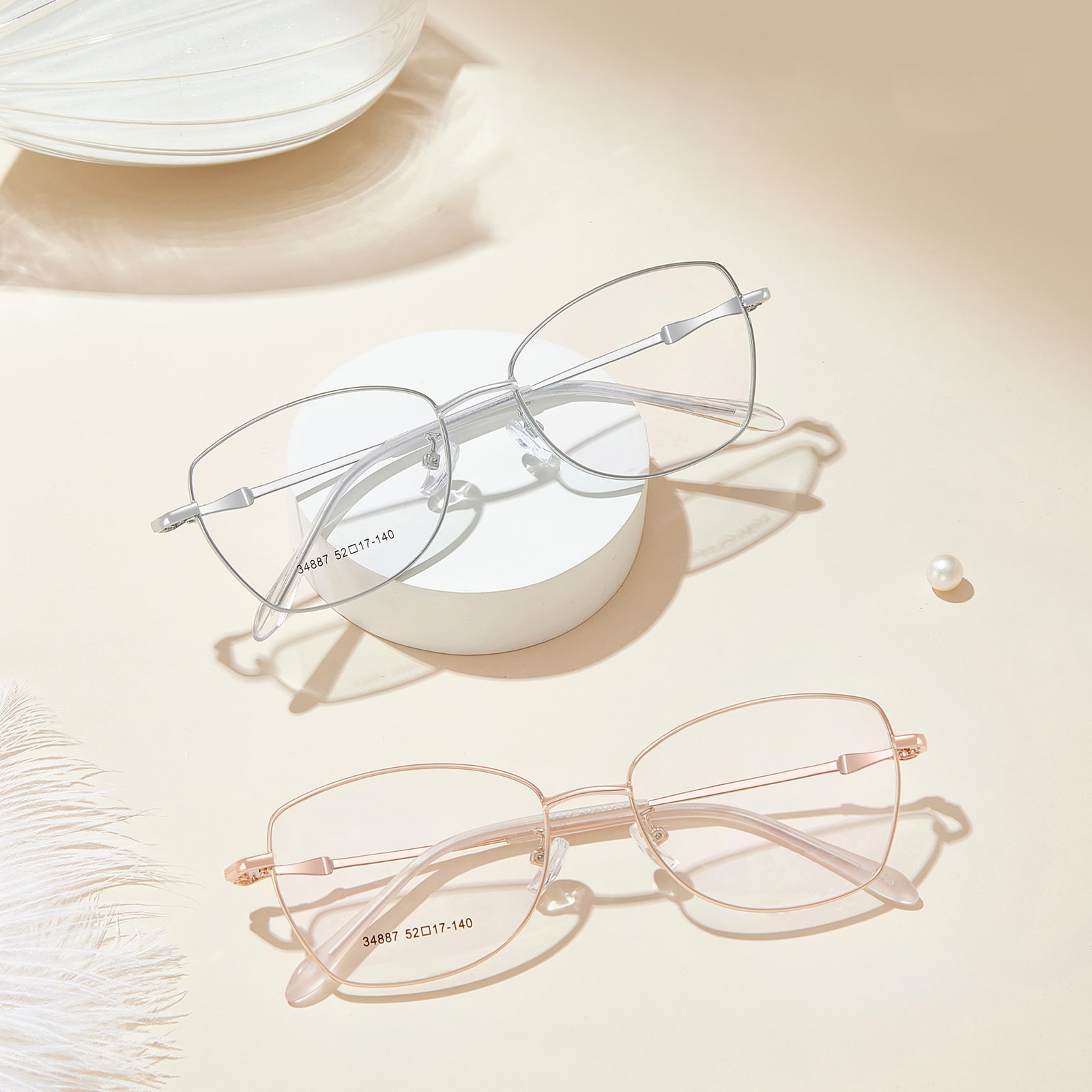 34887 Sweet Hypoallergenic mukavat metalliseoslasit