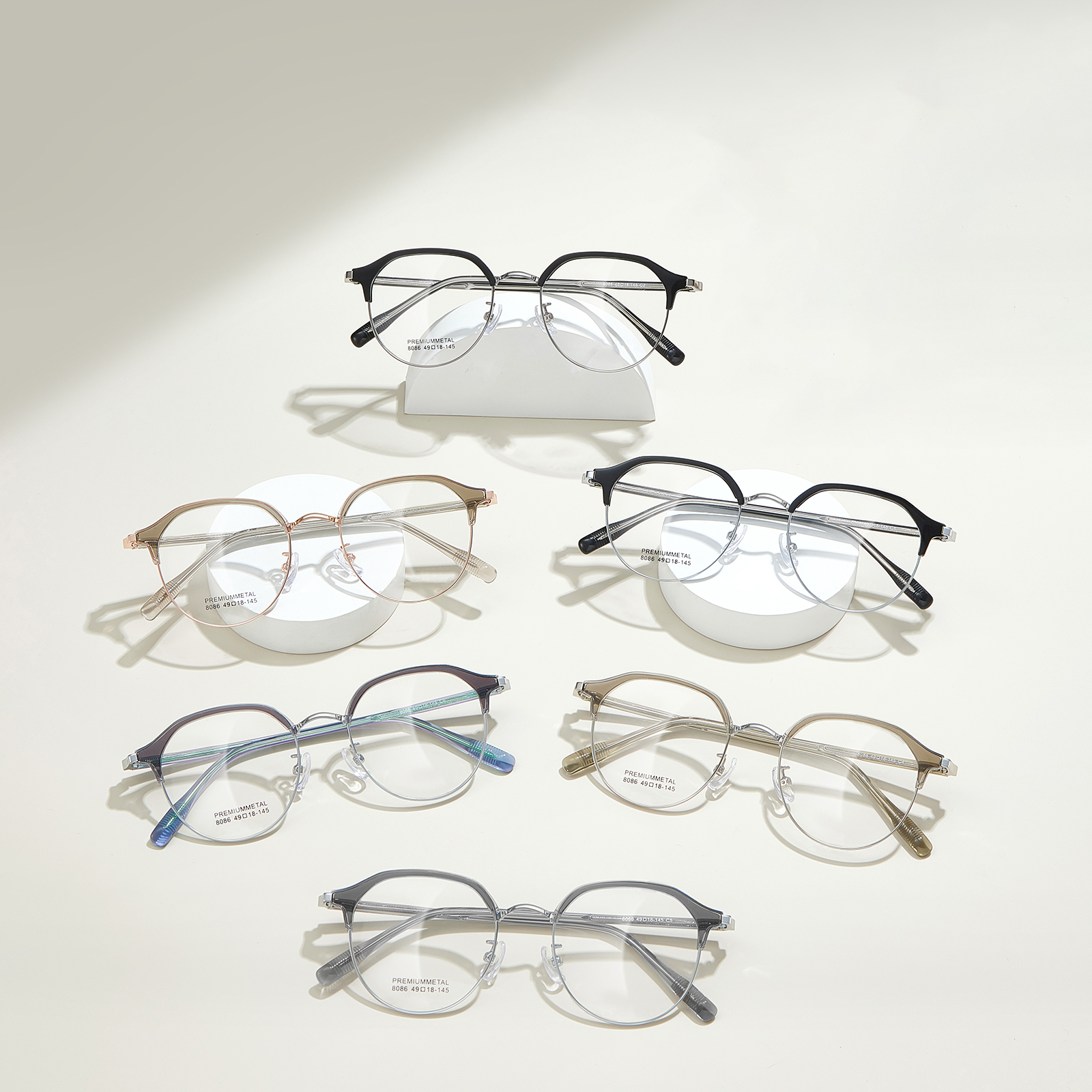 8086 Daily Reading Oval Frame metalliseoslasit