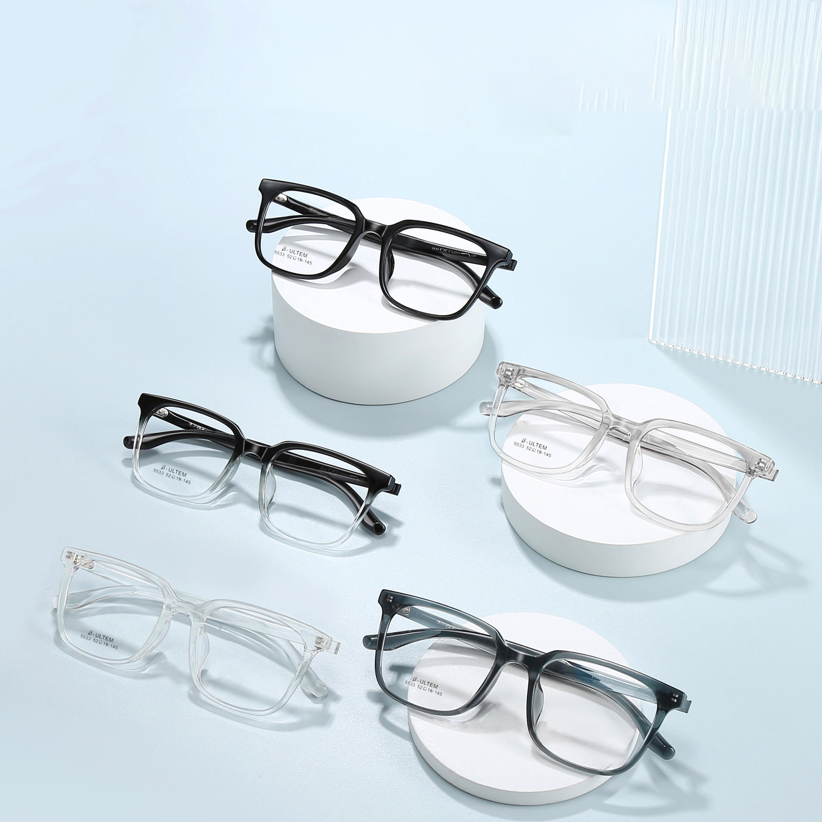 5533 Sports Square Frame Anti-Collision TR90 lasit