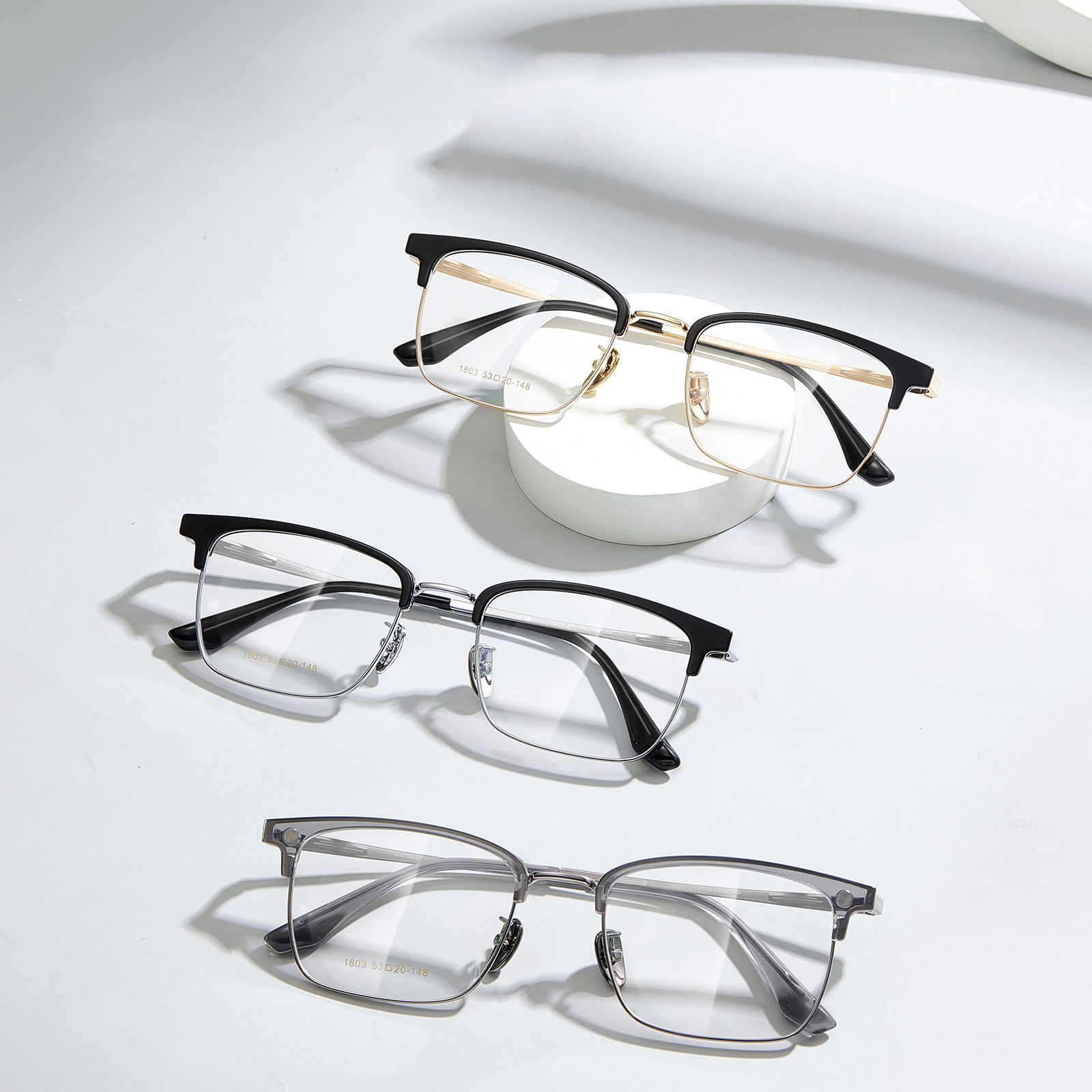 1803 Driving Myopia Sunglasses Strong 3-in-1 magneettisetti