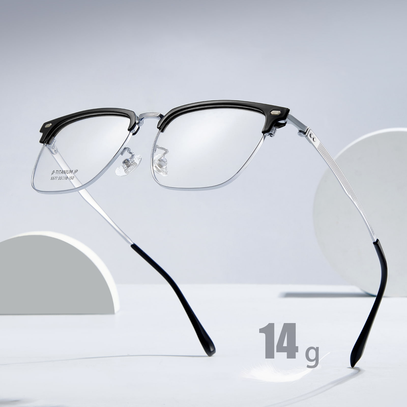 5577 Kannettava kuljettava kulmakarvojen pidike 3 in 1 magneettiset aurinkolasit